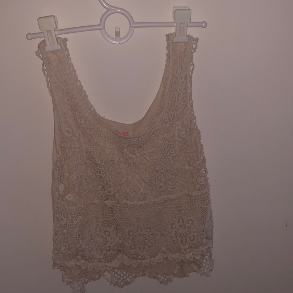 cream color tank size S